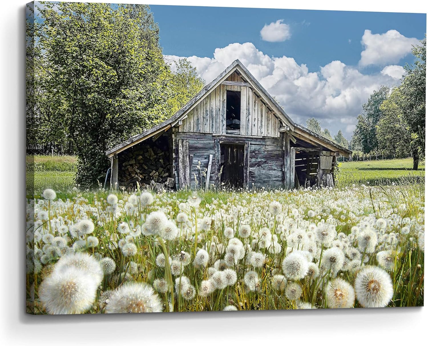 Farmhouse Wall Art Barn Picture Rustic Country Farm