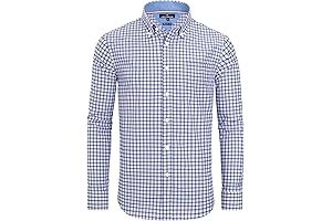 Regular Fit Gingham Shirts | Men's Plaid Button Down Shirts