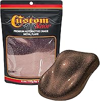 Vista 68 de Custom Shop - Plata a arco iris- 4 onzas de microescamas holográficas de metal de 0.004 pulgadas de tamaño de 100 micrones - Resistente a los rayos