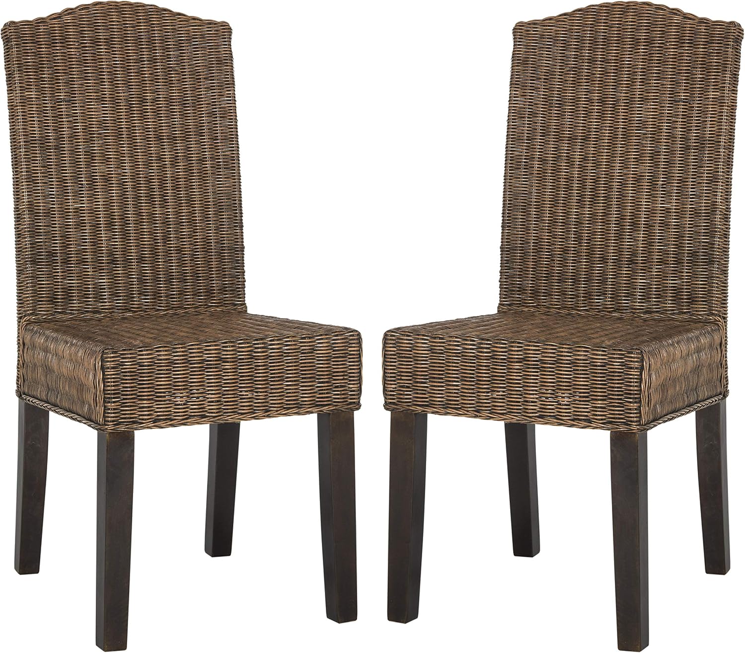 Safavieh Home Collection Odette Grey Wicker Dining Chair