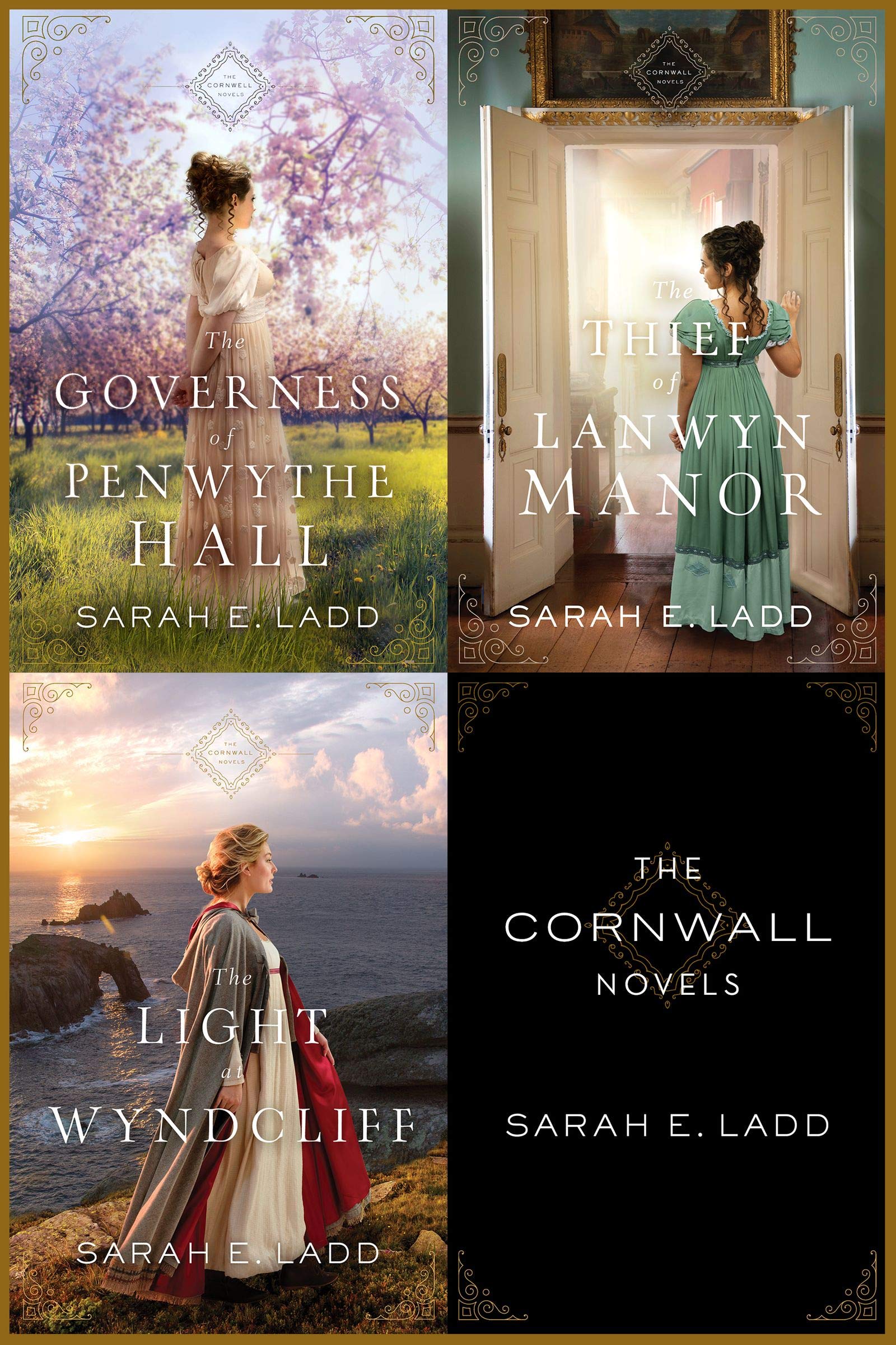 The Cornwall Novels: The Governess of Penwythe Hall, The Thief of Lanwyn Manor, The Light at Wyndcliff