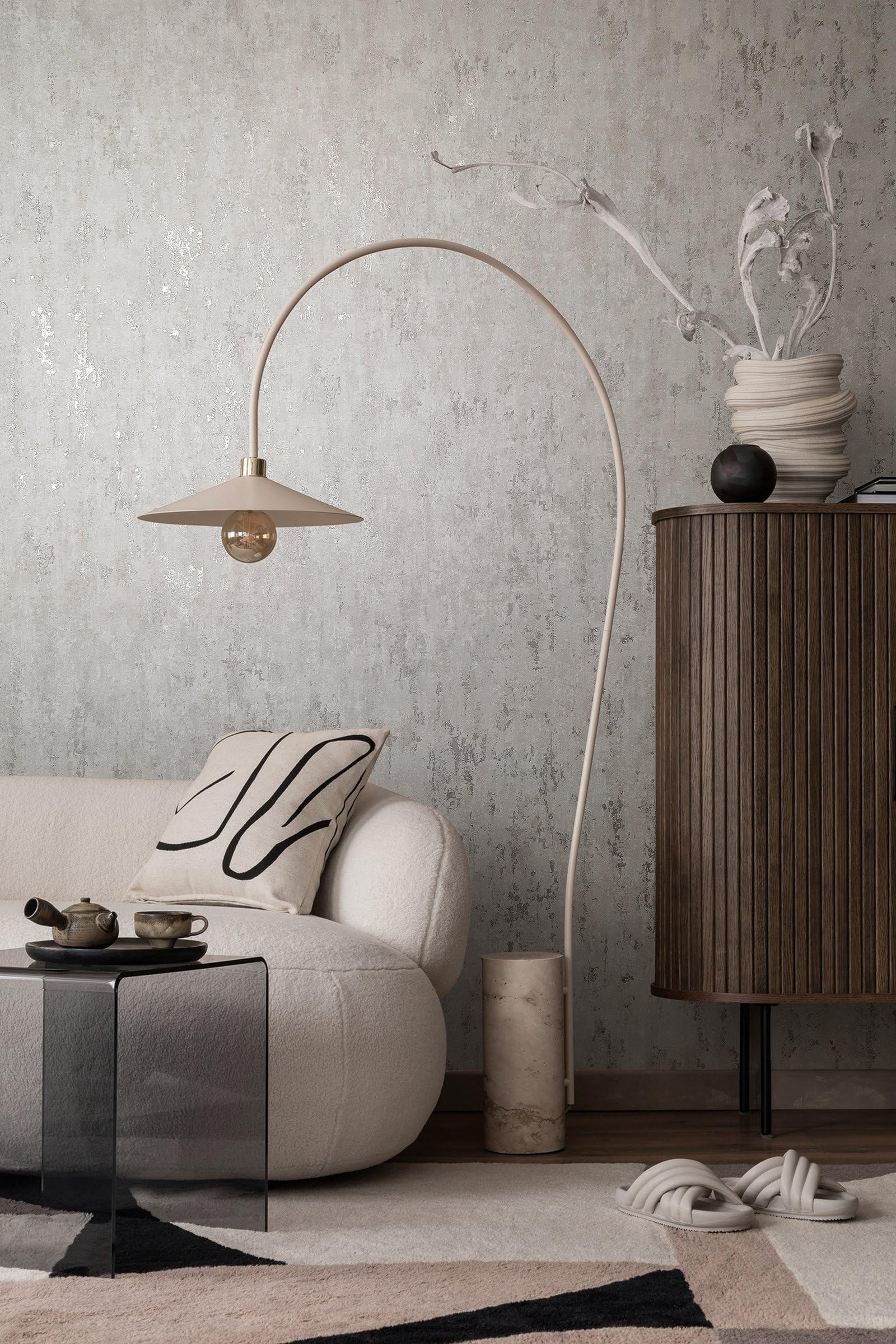 Galerie 35123 City Romance Grey Industrial Wallpaper