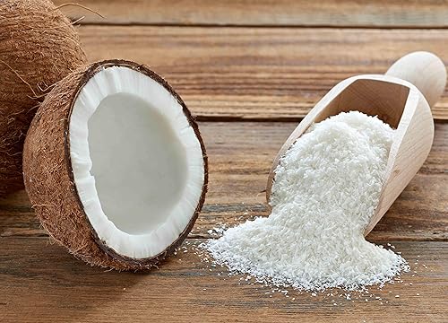 Miniatura 3 de Anna and Sarah Coco rallado orgánico, sin azúcar, tamaño mediano, perfecto para recetas, copos totalmente naturales, en bolsa resellable, 3 libras