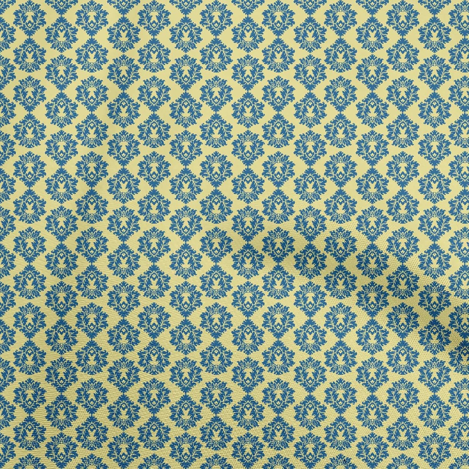 oneOone Cotton Flex Black Fabric Geometric Sewing Fabric by The Yard Printed DIY Clothing Sewing Supplies 40 Inch Wide-5