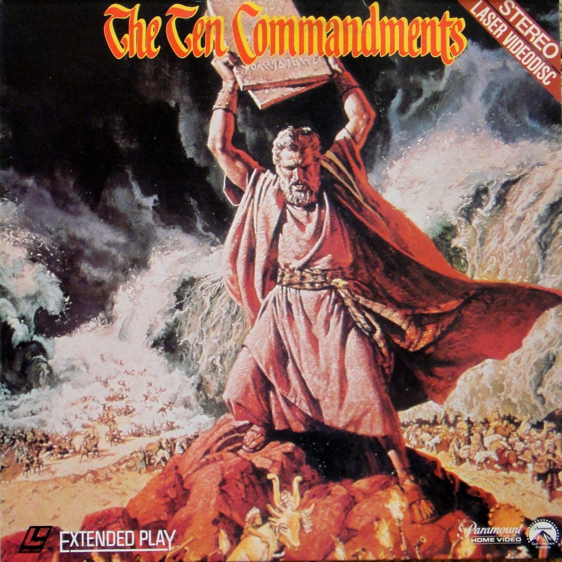 The Ten Commandments LASERDISC (NOT A DVD!!!) (Full Screen Format) Format: Laser Disc