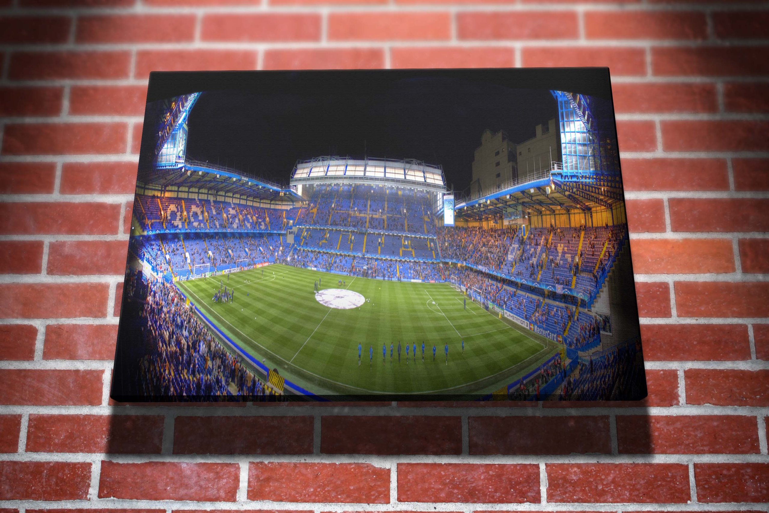 Stamford Bridge Chelsea FC Gallery Framed Canvas Art Picture Print