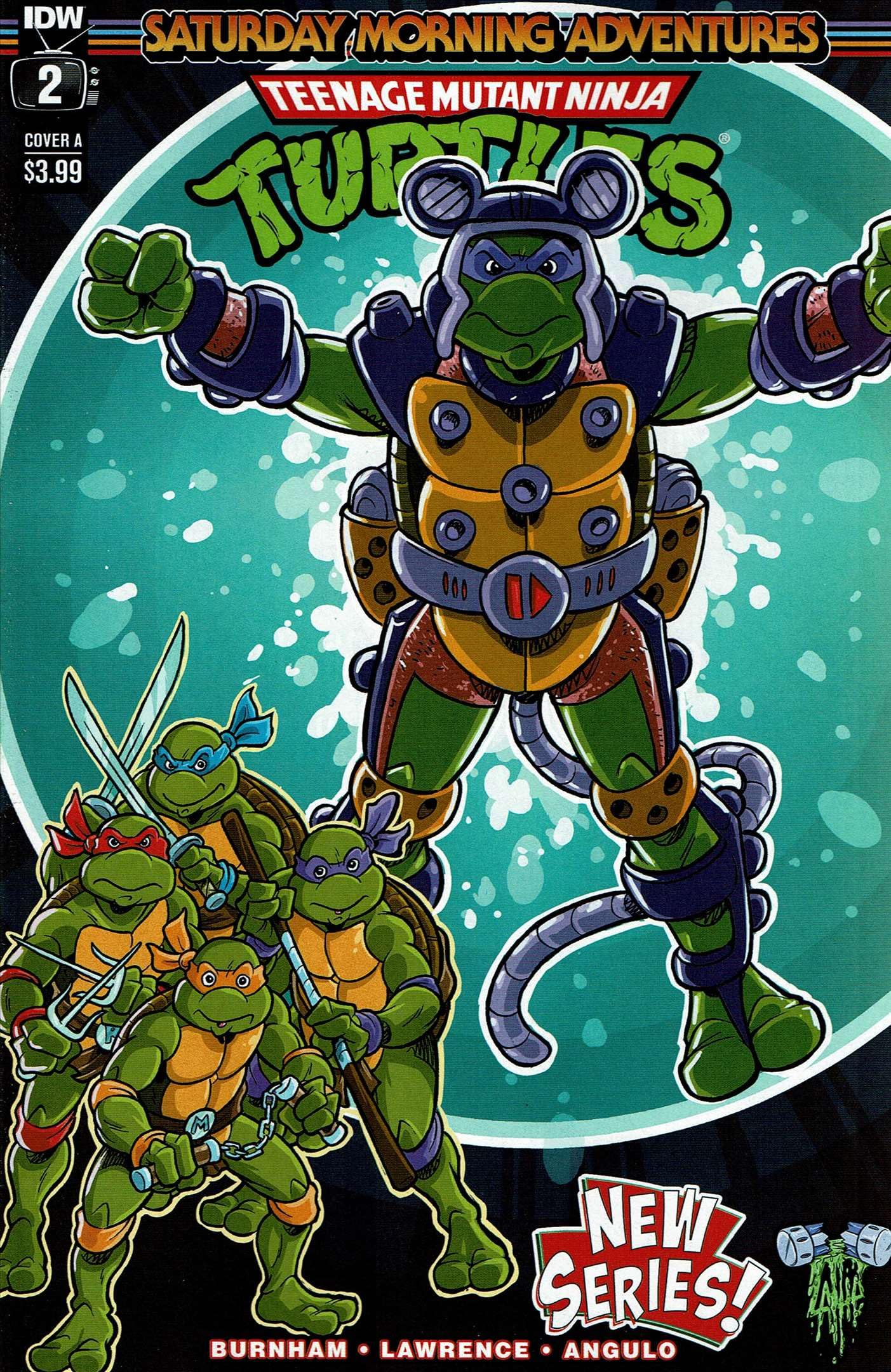 Teenage Mutant Ninja Turtles: Saturday Morning Adventures Continued #2A VF/NM ; IDW comic book | Vol. 2