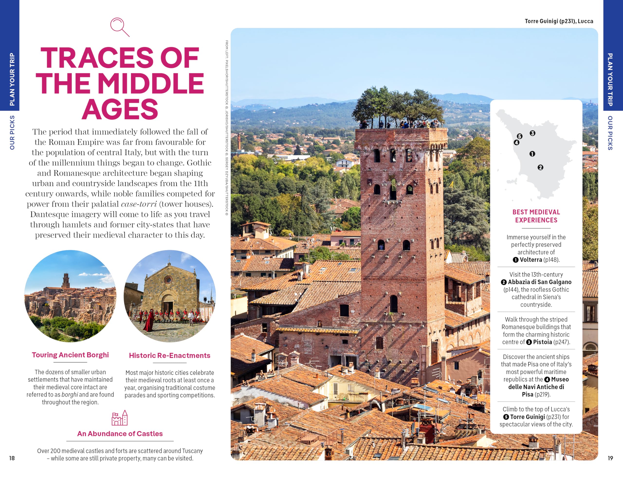 Florence & Tuscany 14ed -anglais-: Detailed Itineraries Travel Like a Local Insider Tips Covers Florence, Siena, Pisa, Elba, and More
