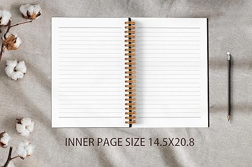 Miniatura 8 de VNWEK Be Kind American Sign Language ASL Diversity - Cuaderno de espiral multicultural de 5.5 x 8.3 pulgadas, cuaderno de espiral de tapa dura con