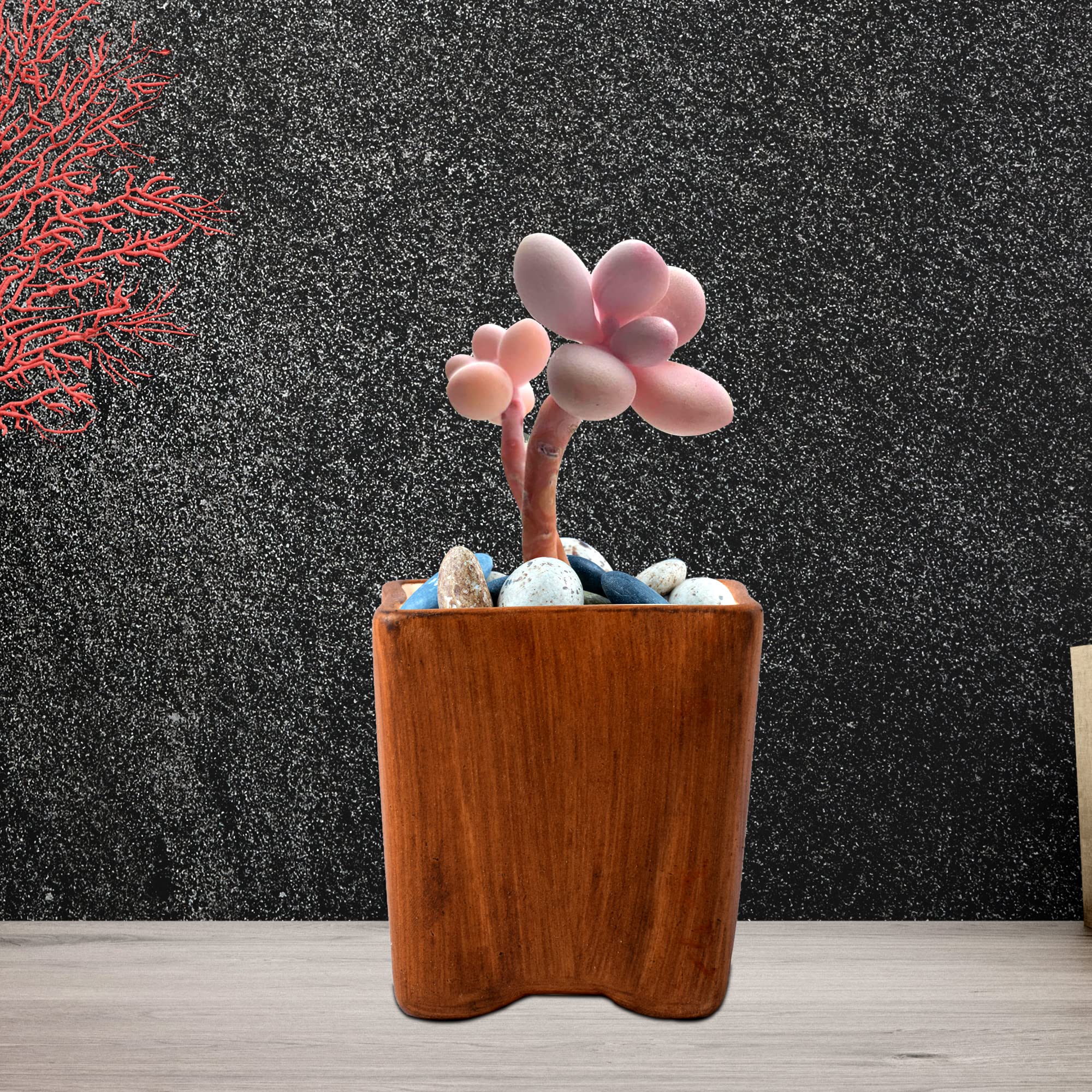 Lasaki Mini Ceramic Pot for Indoor Plants, Living Room, Interior Flower Pots Plant, Home, Garden, Office Décor,Succulent Cactus Planter (Color: Antique)(Plants not Included) (B082RWX66H) Amazon Price History, Amazon Price Tracker