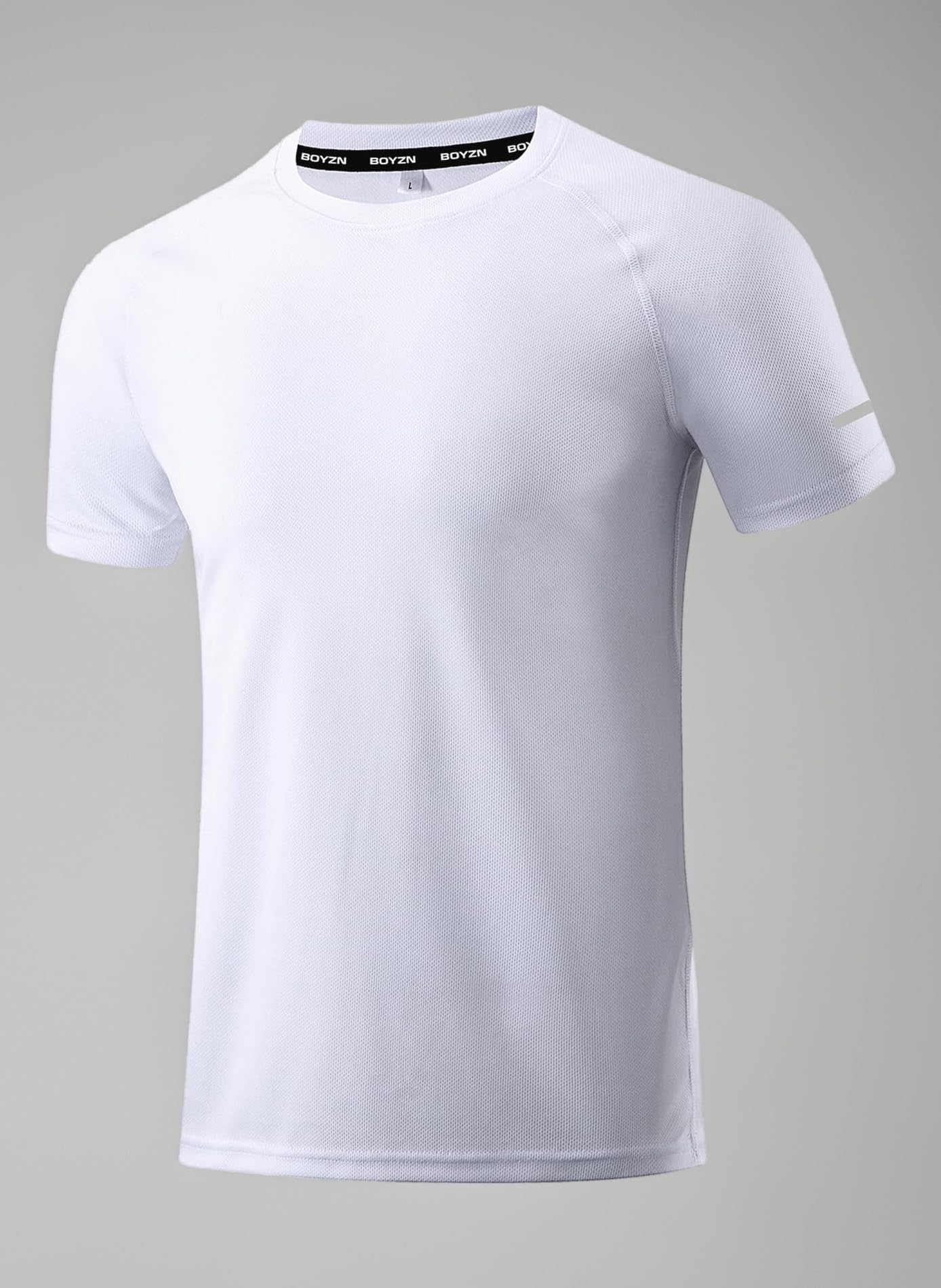 1, 3, 5 or 7 Pack Men's Workout Running Shirts, Dry Fit Moisture Wicking T-Shirt, Gym Athletic Short Sleeve Tee Shirts