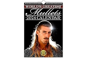 World's Greatest Mullets - 2024 Wall Calendar