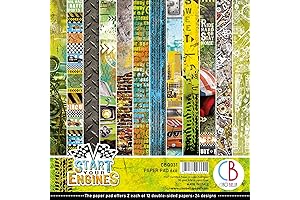 Ciao Bella Paper Paper Pack 6X6 24/PK, Start Your Engines
