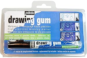 Pebeo Drawing Gum Marker .7mm-Natural Latex for Watercolor Resist