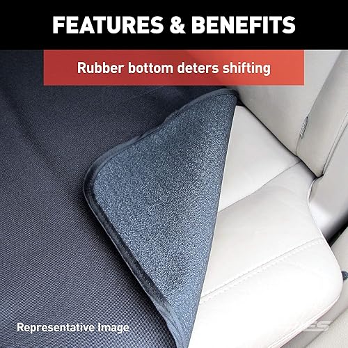 Miniatura 6 de ARIES 3146-18 Seat Defender 58 pulgadas x 55 pulgadas, protector universal impermeable marrón para asiento de coche