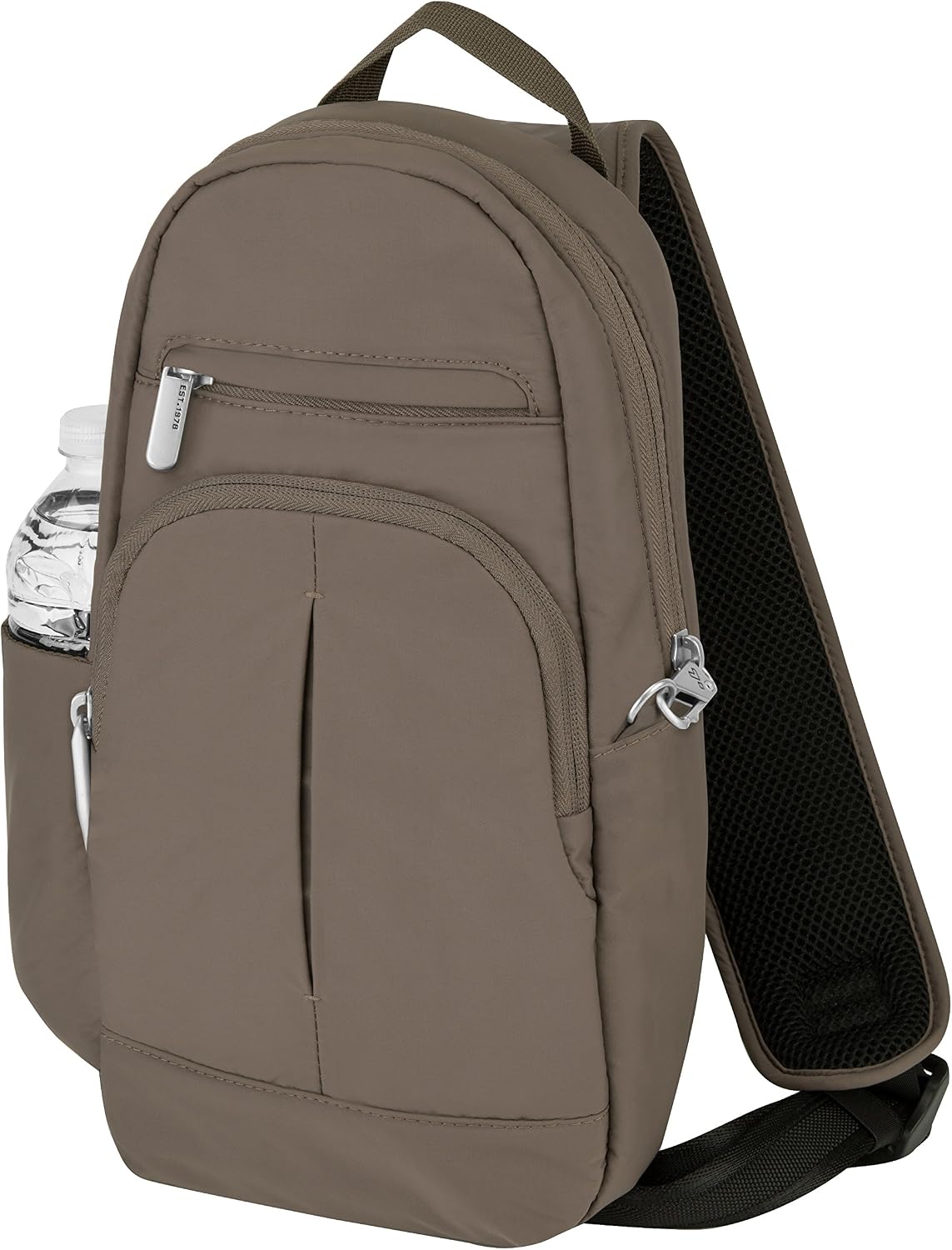 Travelon Anti-Theft Classic Lite Sling, Mocha, One Size