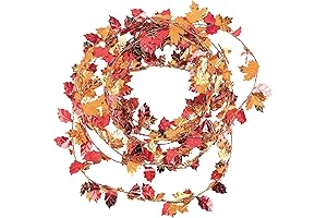 Lively Leaves That Herald the Arrival of Autumn - Fall Leaves Foil Garland