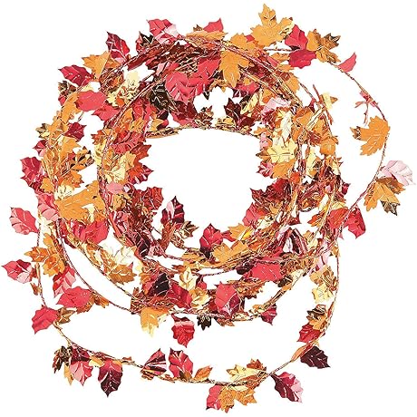 Lively Leaves That Herald the Arrival of Autumn - Fall Leaves Foil Garland