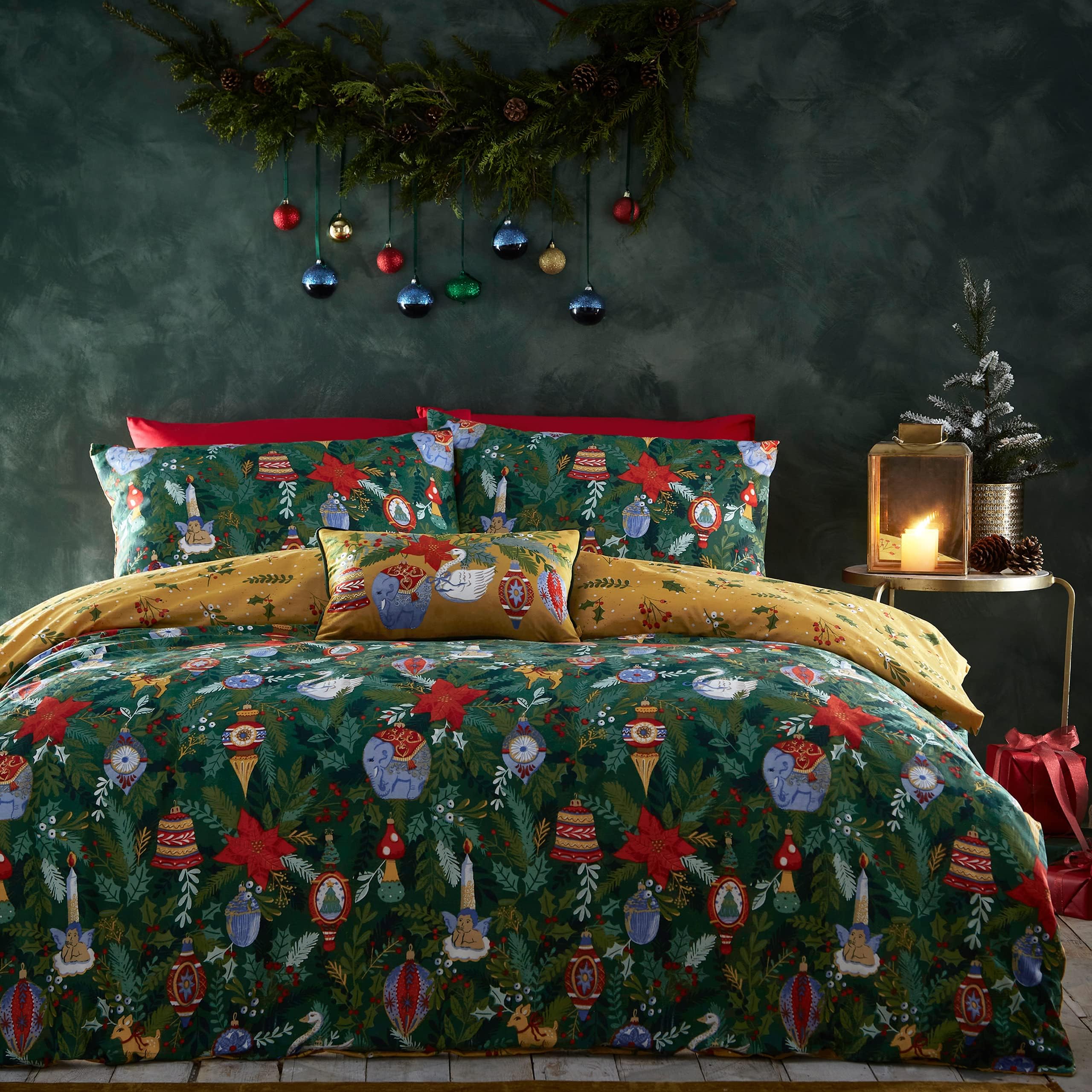 biancheria da letto sleepling beaver, fine beaver 155 x 220 cm, biancheria da letto reversibile grigio scuro-blu scuro, 1 copripiumino e 1 federa 80 x 80 cm