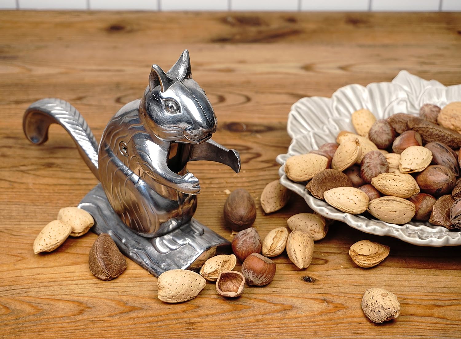 RSVP International (Nuts Nutty Squirrel Nutcracker, Stainless Steel | Adorable Novelty Addition to Your Kitchen | Cracks All Types of Nuts | Great Housewarming
