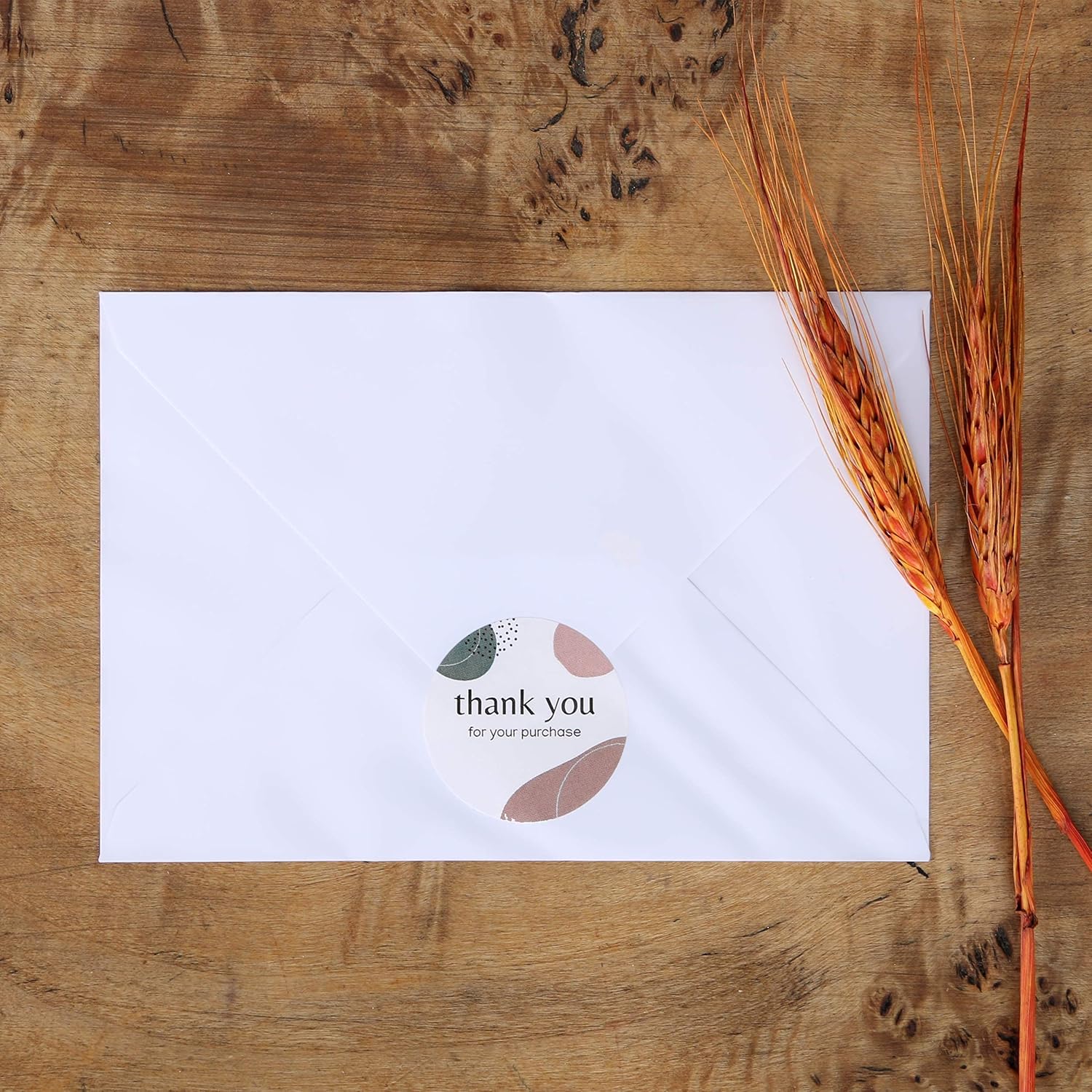 Elegant Design for Business, 500 Thank You for Your Purchase Stickers, 4 Unique Design,1.5" Round, Great for Online Retailers, Boutiques, Shops to Use on Bags, Gift Boxes and Envelopes… - Image 6