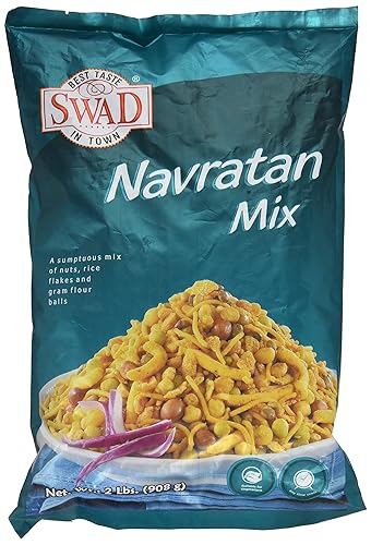 Great Bazaar Swad Navratan - Mezcla de aperitivos, 2 libras