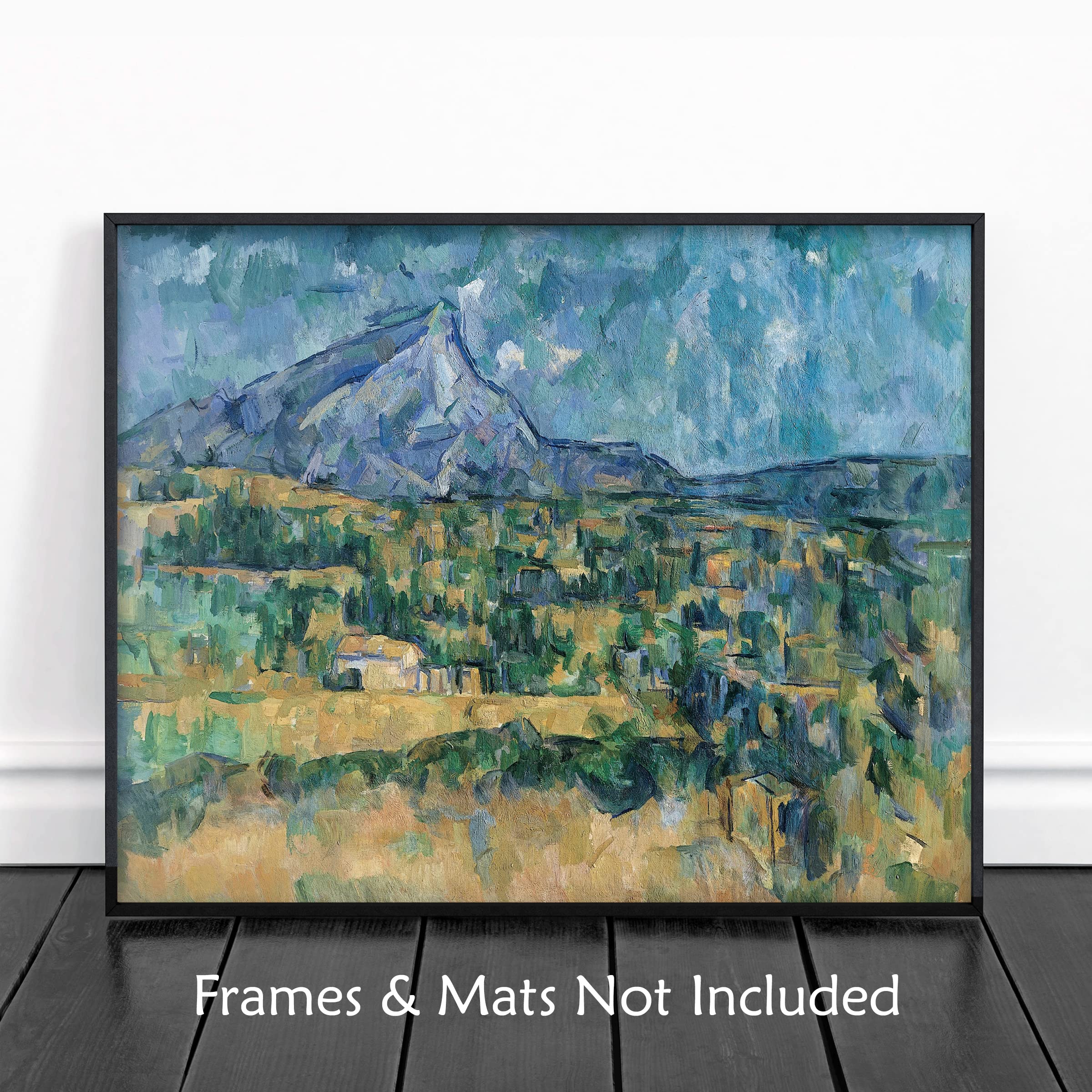 Amazon.com: CLOUD NINE PRINTS Cezanne Mont Sainte-Victoire
