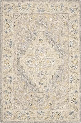 Amazon Com Superior Glendale Collection Area Rug Traditional Brown Oriental Rug 8 Mm Pile Jute Backing Floor Rug Grey 8 X 10 Furniture Decor