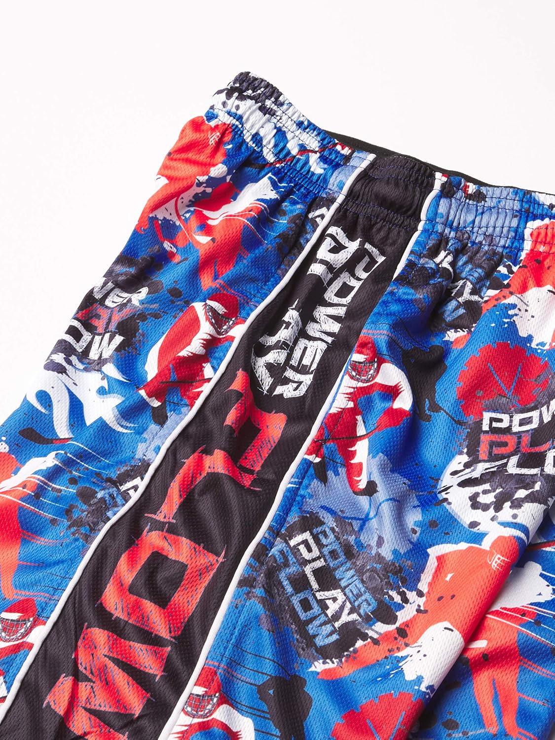 Flow Society Boys' Big Power Play Hockey Shorts - Boys Shorts - Gym Shorts