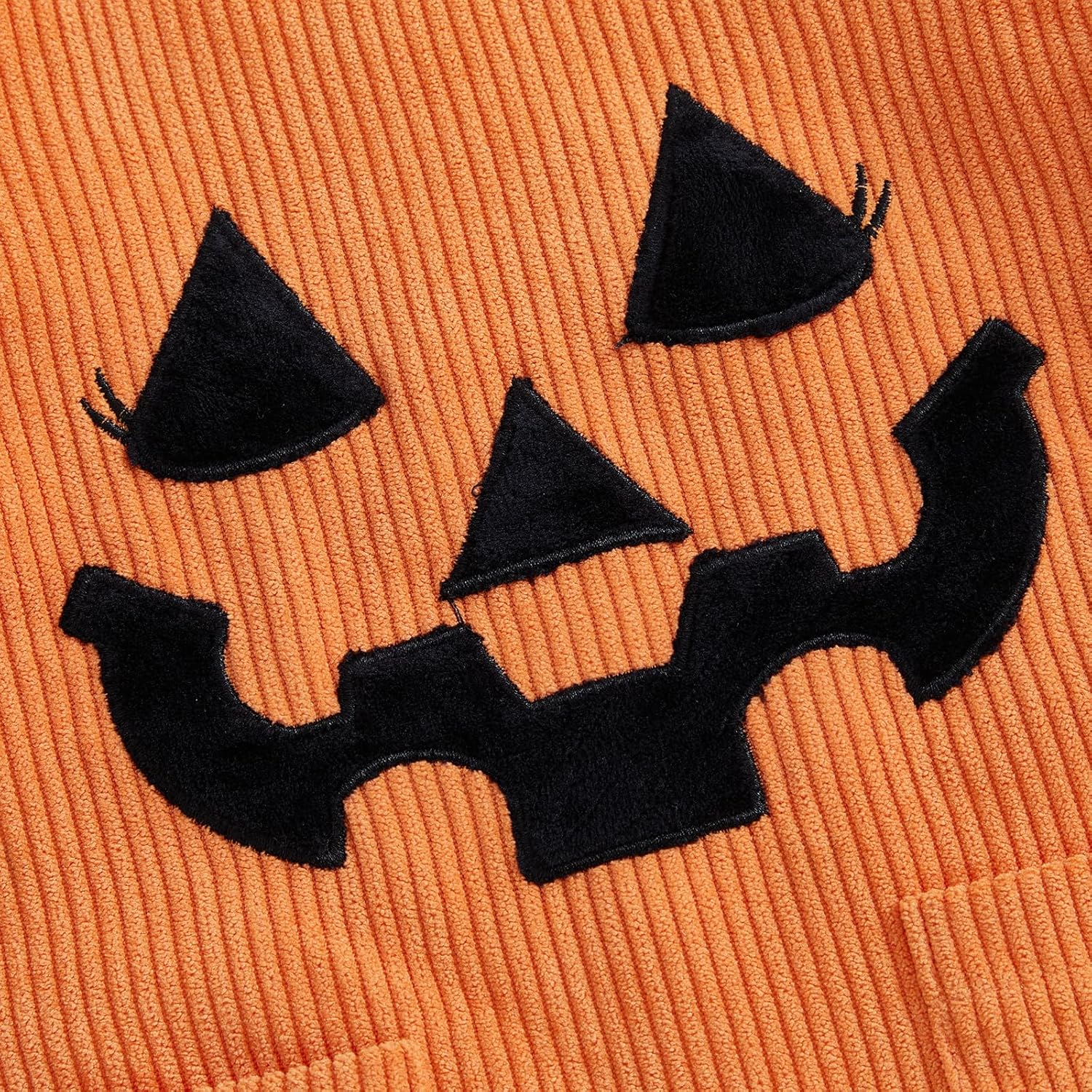 Adobabirl My First Halloween Baby Girl Outfit Pumpkin Ruffle Long Sleeve Romper Overall Dress Headband Cute Fall Clothes - Image 6