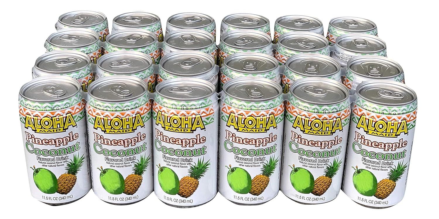 Aloha Maid Juice 11.5-Ounce (Pack of 24) (Tropical Fruit Drink Assorted Pack)