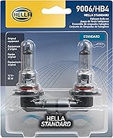 Vista 1 de HELLA 9006TB Twin Blister - Bombilla halógena estándar, 12 V, 55 W, paquete de 2, color negro
