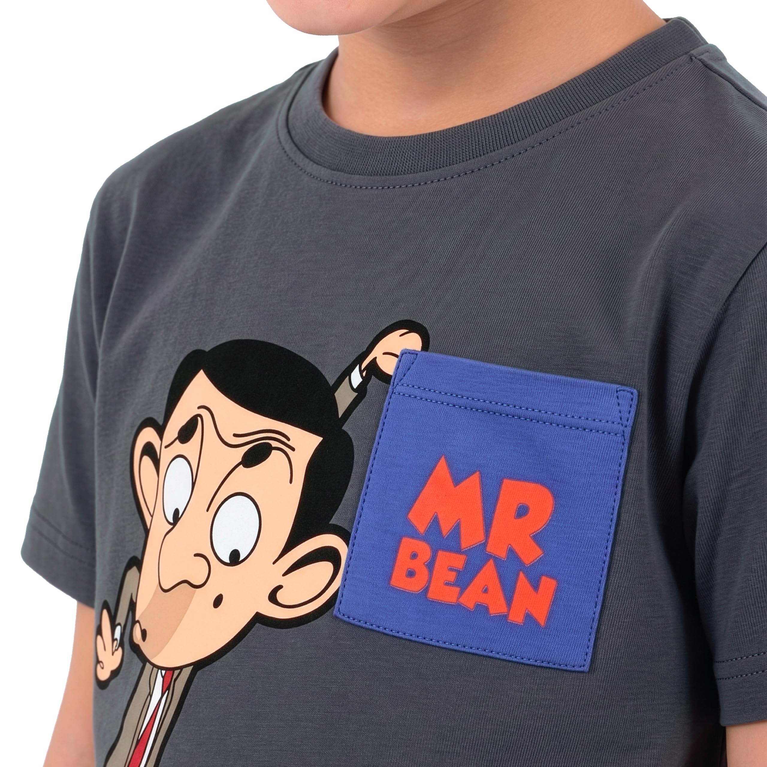 Piżama Chłopięca Mr Bean, Krótki Rękaw, Zestaw Piżamy Dziecięcej, Letnia Piżama Dla Chłopca