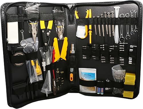 Miniatura 6 de Syba kit de herramientas para pasatiempos en una funda plegable., Negro