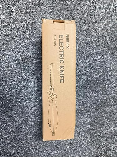Miniatura 7 de Reemix Z3042 - Cuchillo eléctrico, juego de cuchillos eléctricos para tallar carnes, aves, pan, espuma de manualidades y más, 2 cuchillas para