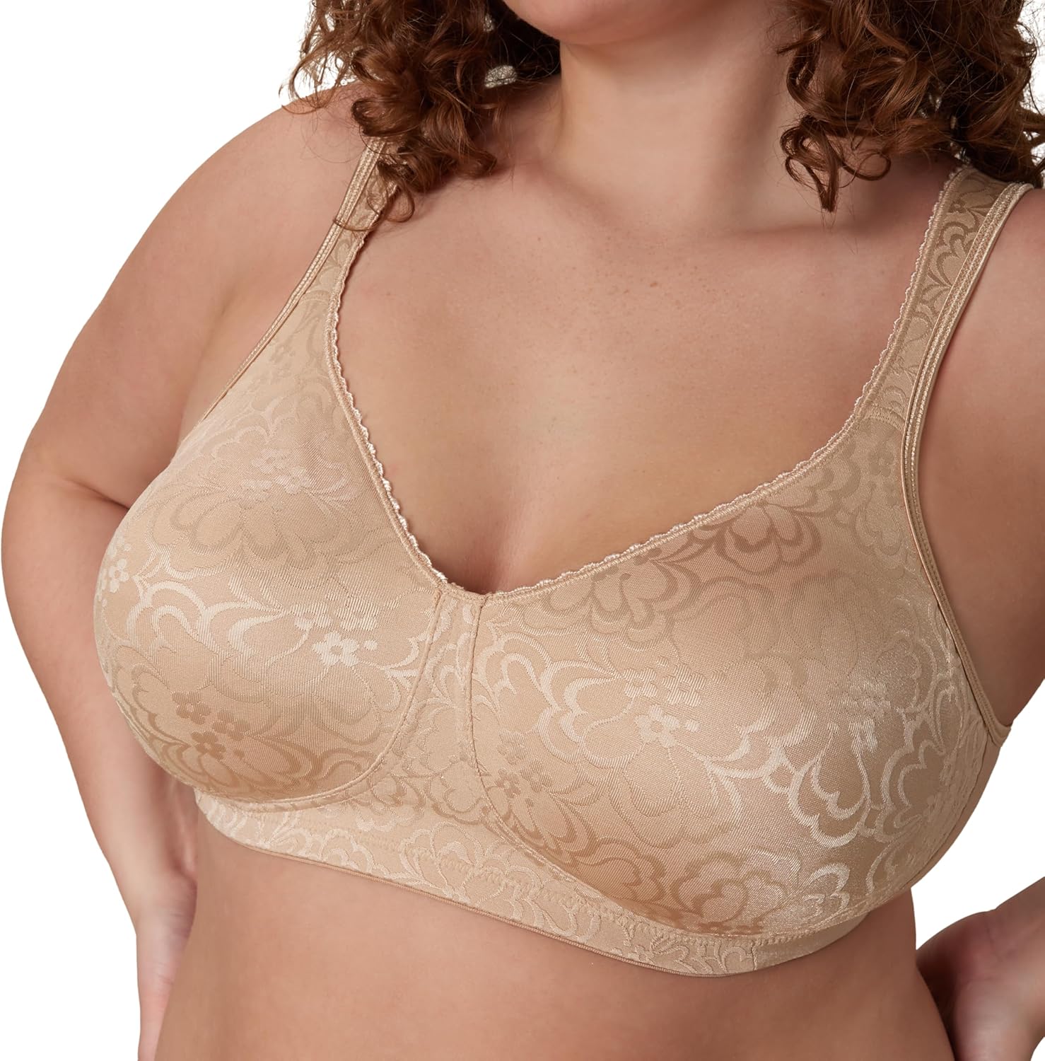 Playtex Womens Wireless Bra, Single Or 2-Pack, 18 Hour Ultimate Lift & Support Bras for Women (Plus - Image 5