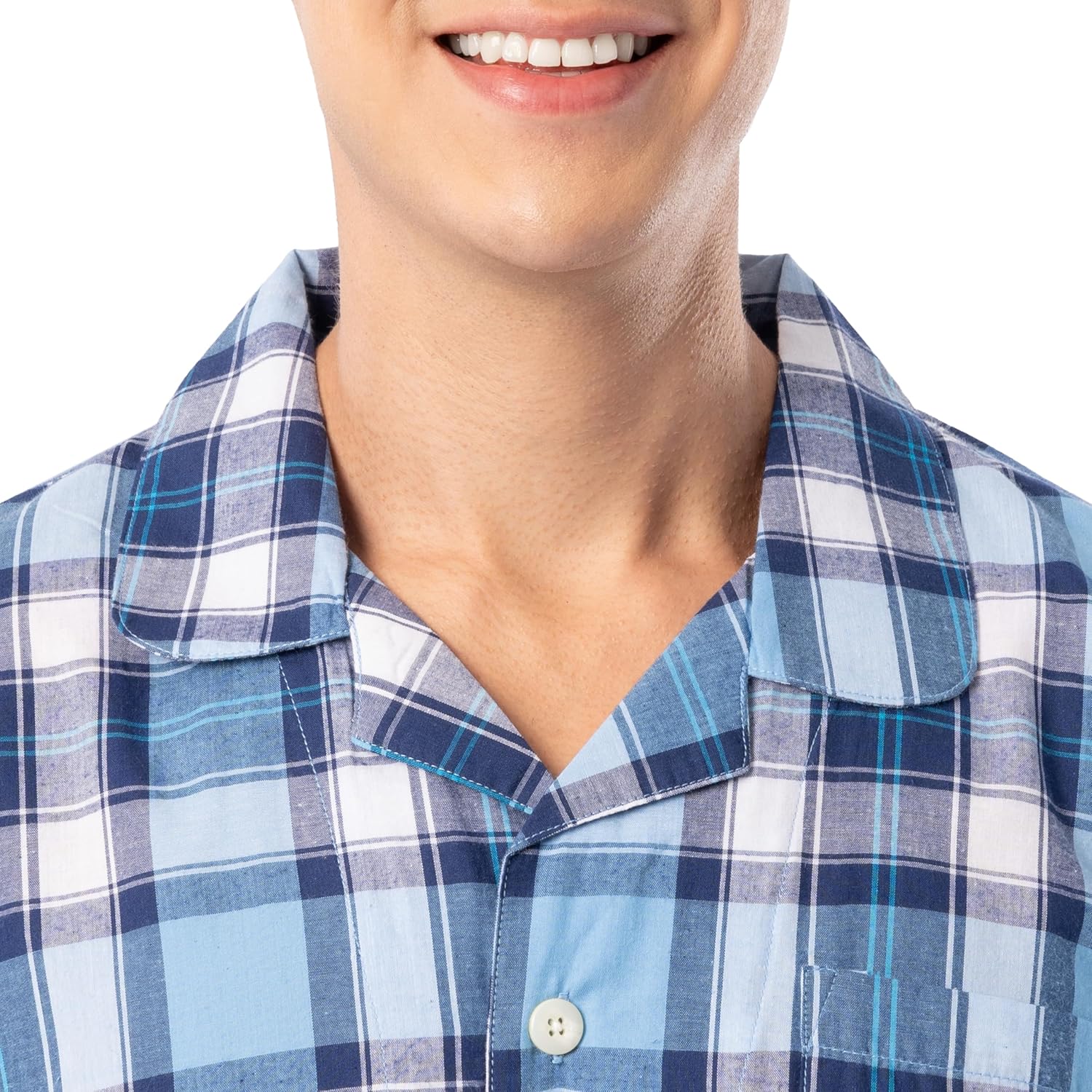 IZOD mens Extra Soft Woven Pajama Sleep Set - Image 3