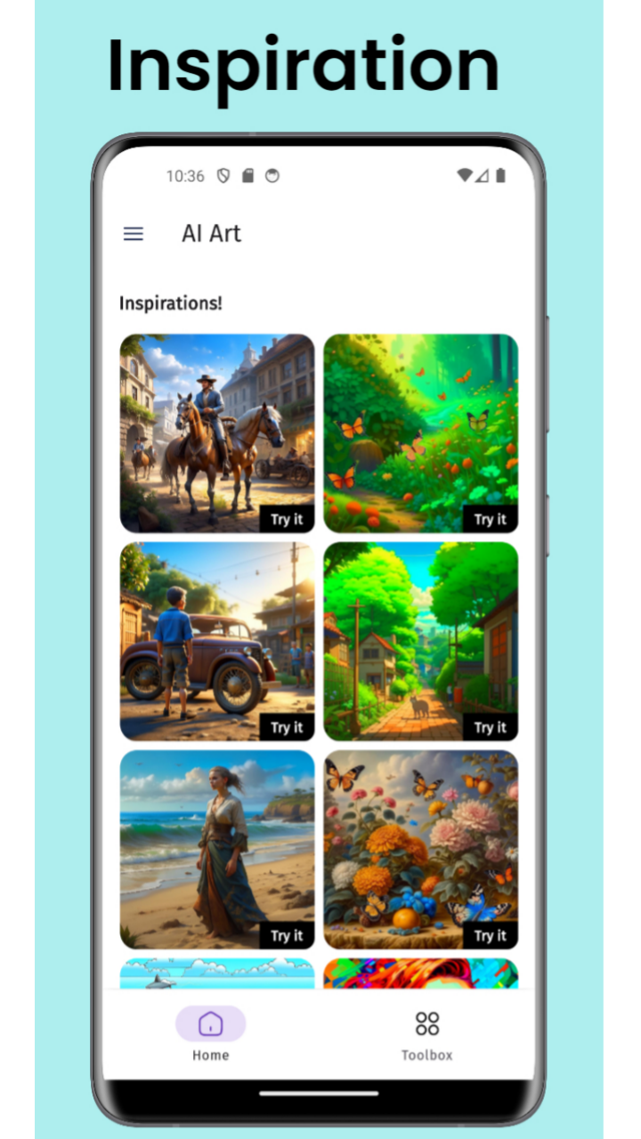Imagine Plus AI Art Generator App on Amazon Appstore