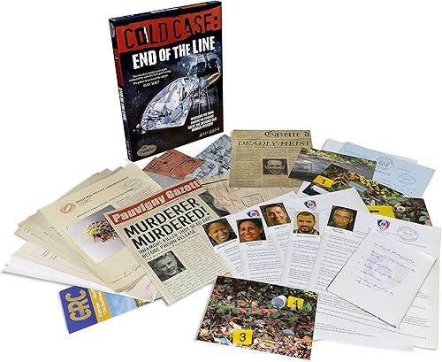 ThinkFun Cold Case: End of The Line - Emocionante juego de misterio de asesinato | Promueve el razonamiento deductivo y el pensamiento crítico |
