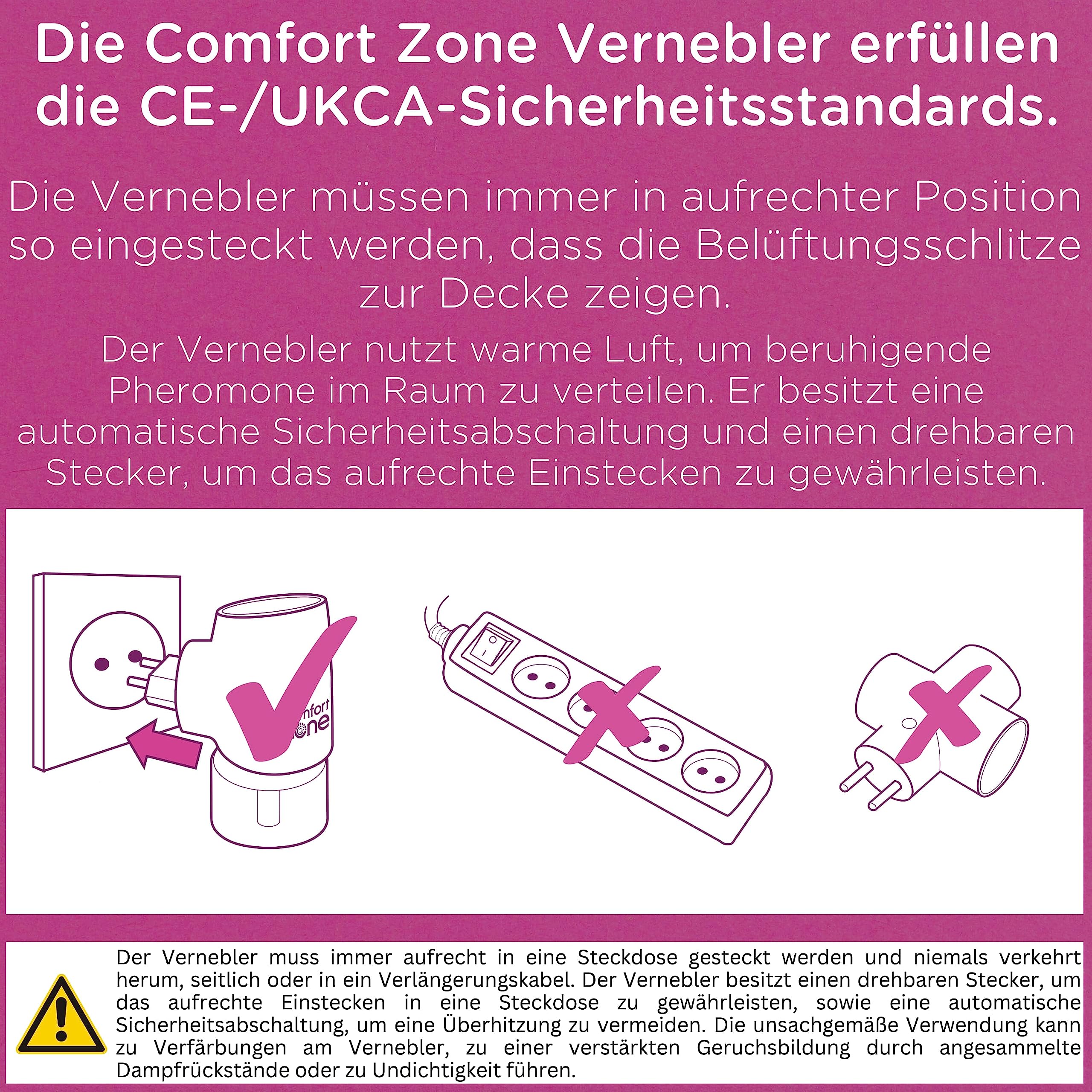 4er-Nachfüllpack im Sparpaket (120 Tage) für Comfort Zone Diffuser, Pheromone für EIN entspanntes Zuhause - reduziert Stress, Markieren, Kratzen und andere problematische Verhaltensweisen.