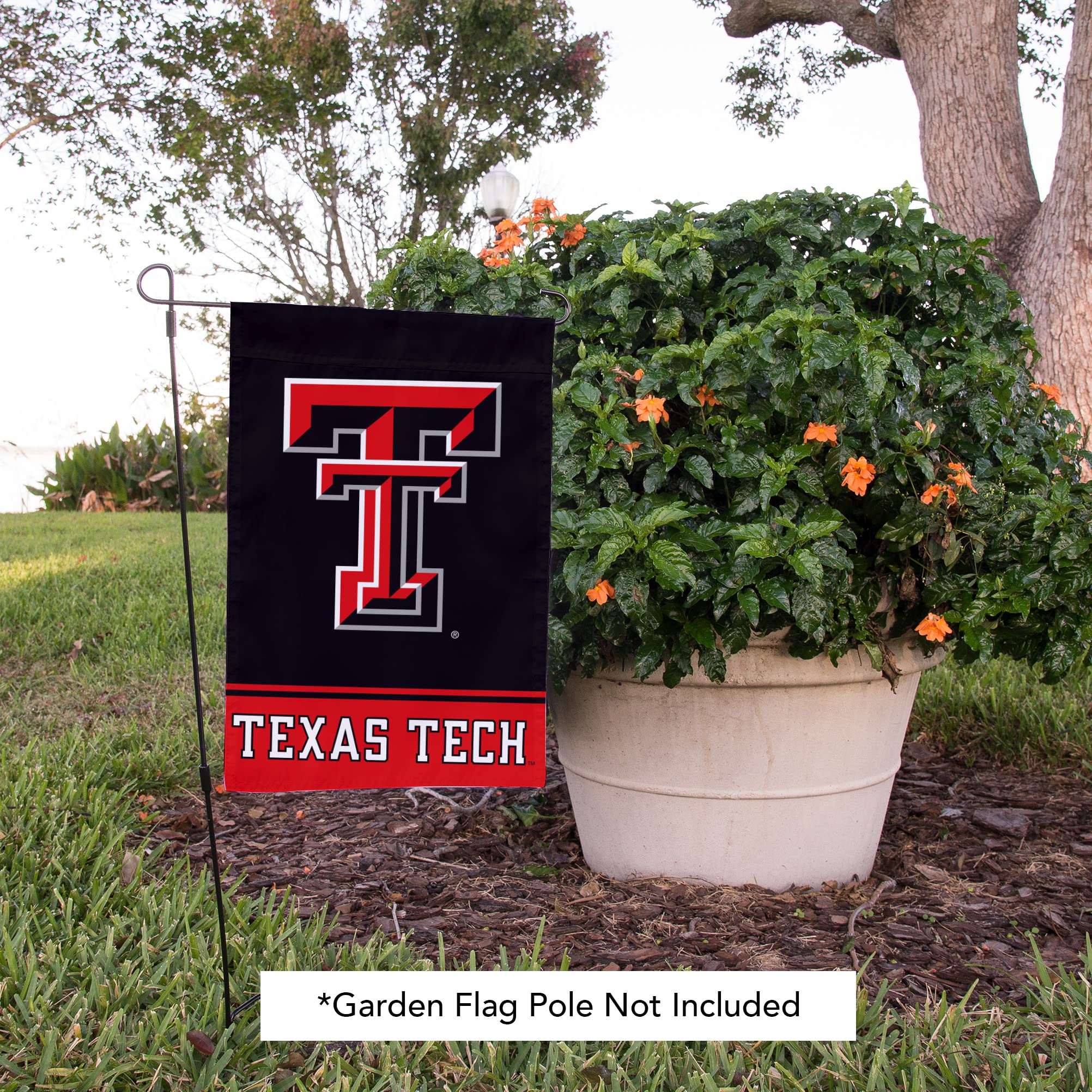 WinCraft Texas Tech Red Raiders Garden Flag - 12x18 Inches, Scarlet, NCAA Team Pride - View #4
