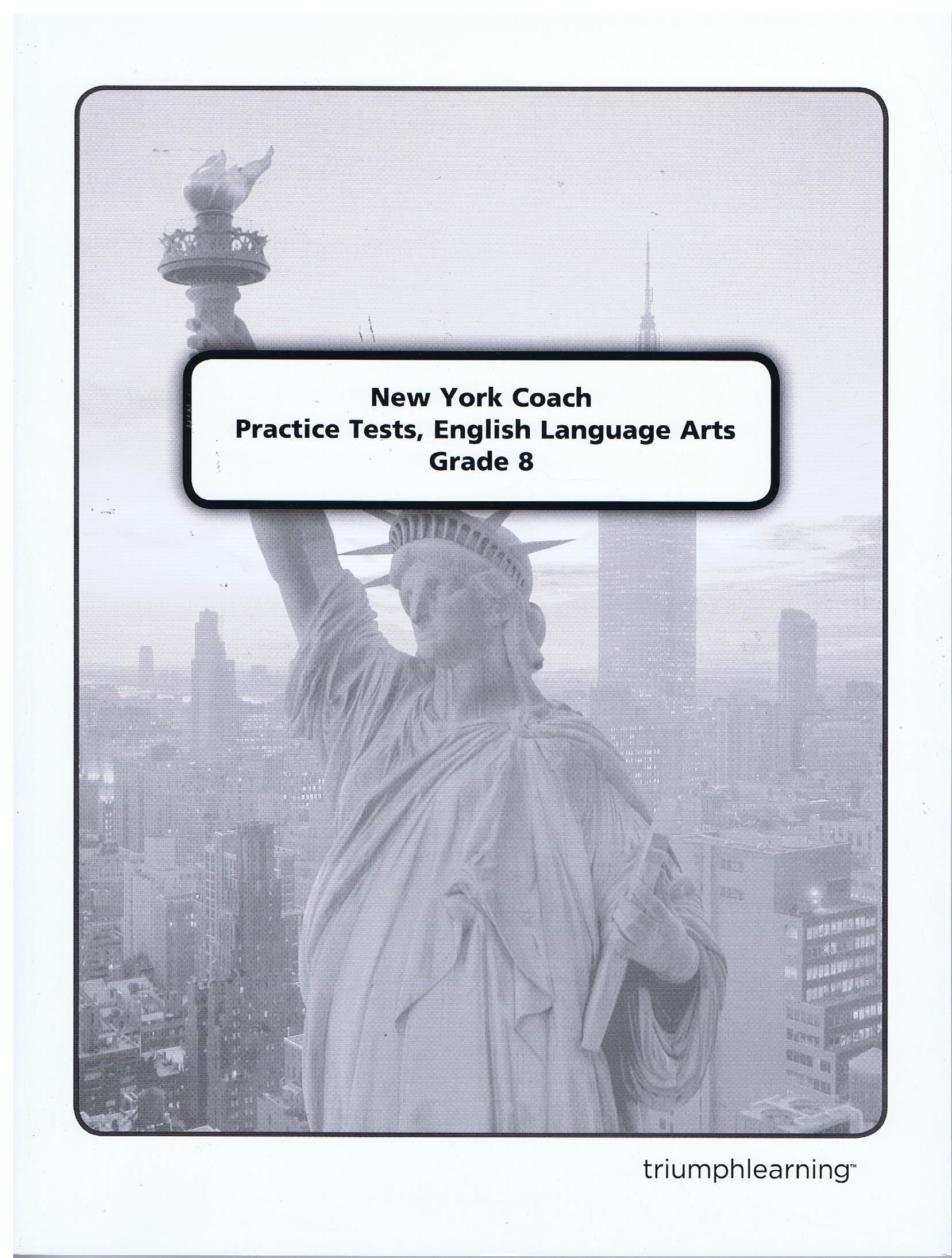 New York Coach Practice tests, ELA Grade 8 with an