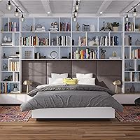 Vista 359 de Jaxx Panelist - Cabecero acolchado moderno, juego de 4 paneles para montar en la pared (cada uno de 11.25 x 38 pulgadas), tamaño King