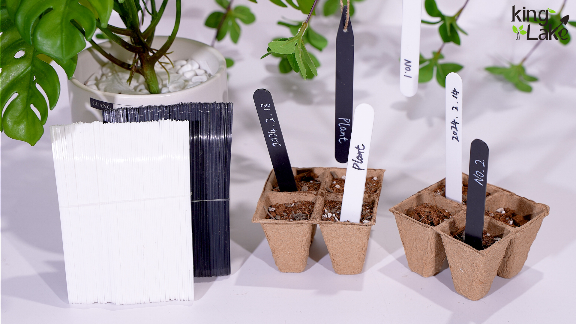 Étiquettes Pour Plantes - Lot De 150 - PVC, 12x1,5 Cm, 5 Couleurs - Résistantes Aux Intempéries, Réutilisables