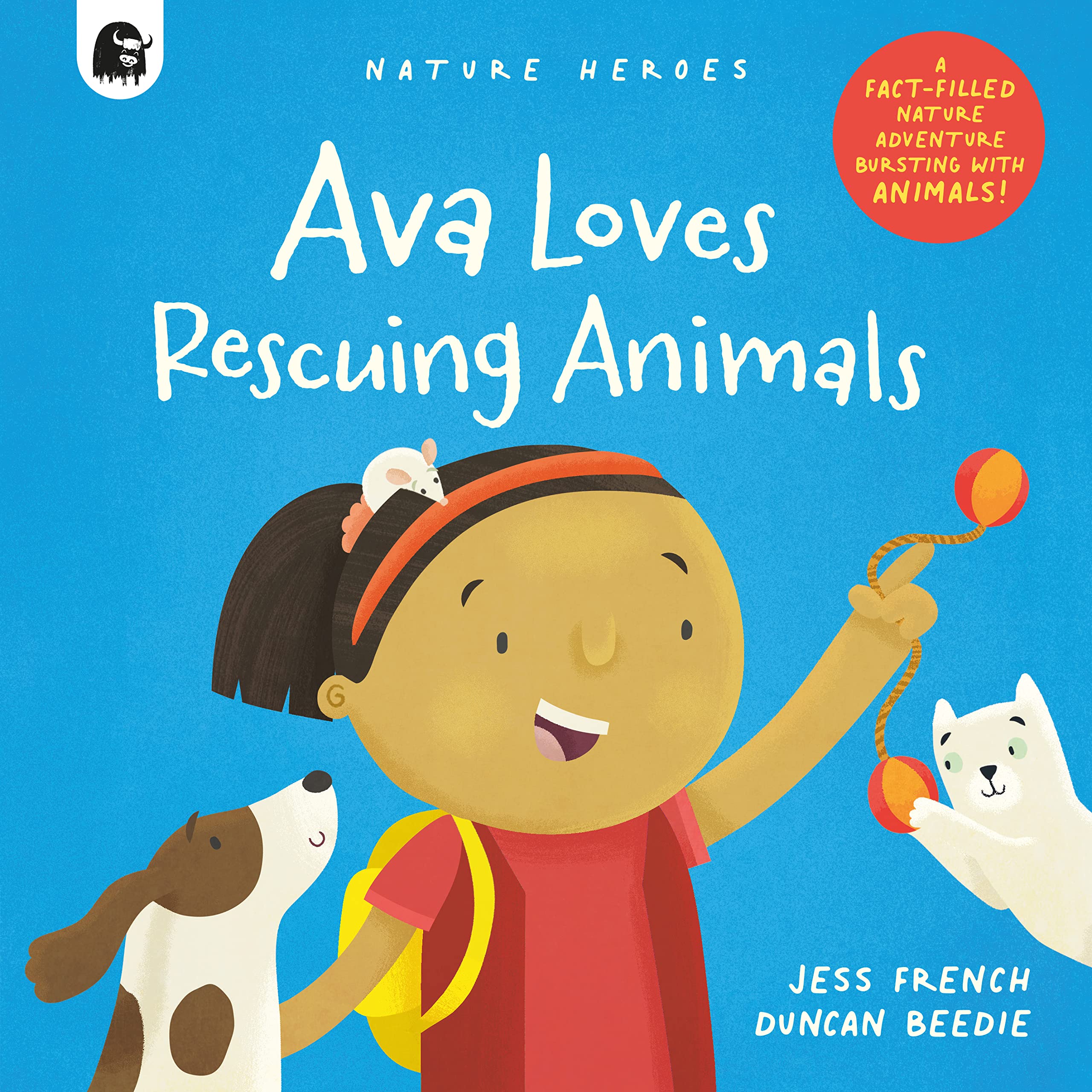 Jess French Ava Loves Animals Paperback Book