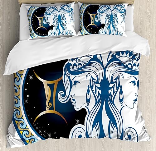 Miniatura 154 de Ambesonne Juego de funda de edredón de baloncesto, silueta de jugador de baloncesto, promoción de campeonato de competencia de atleta, juego de ropa