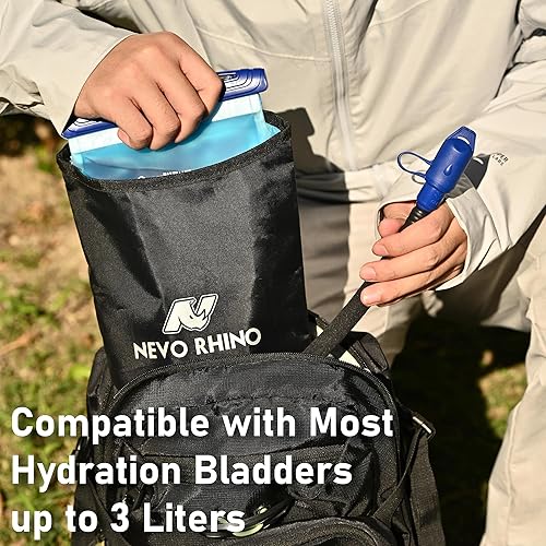 Miniatura 6 de N NEVO RHINO 2 bolsas aislantes de vejiga de agua, bolsa protectora para vejigas de hidratación de 2L-3L, funda aislante de vejiga de agua mantiene