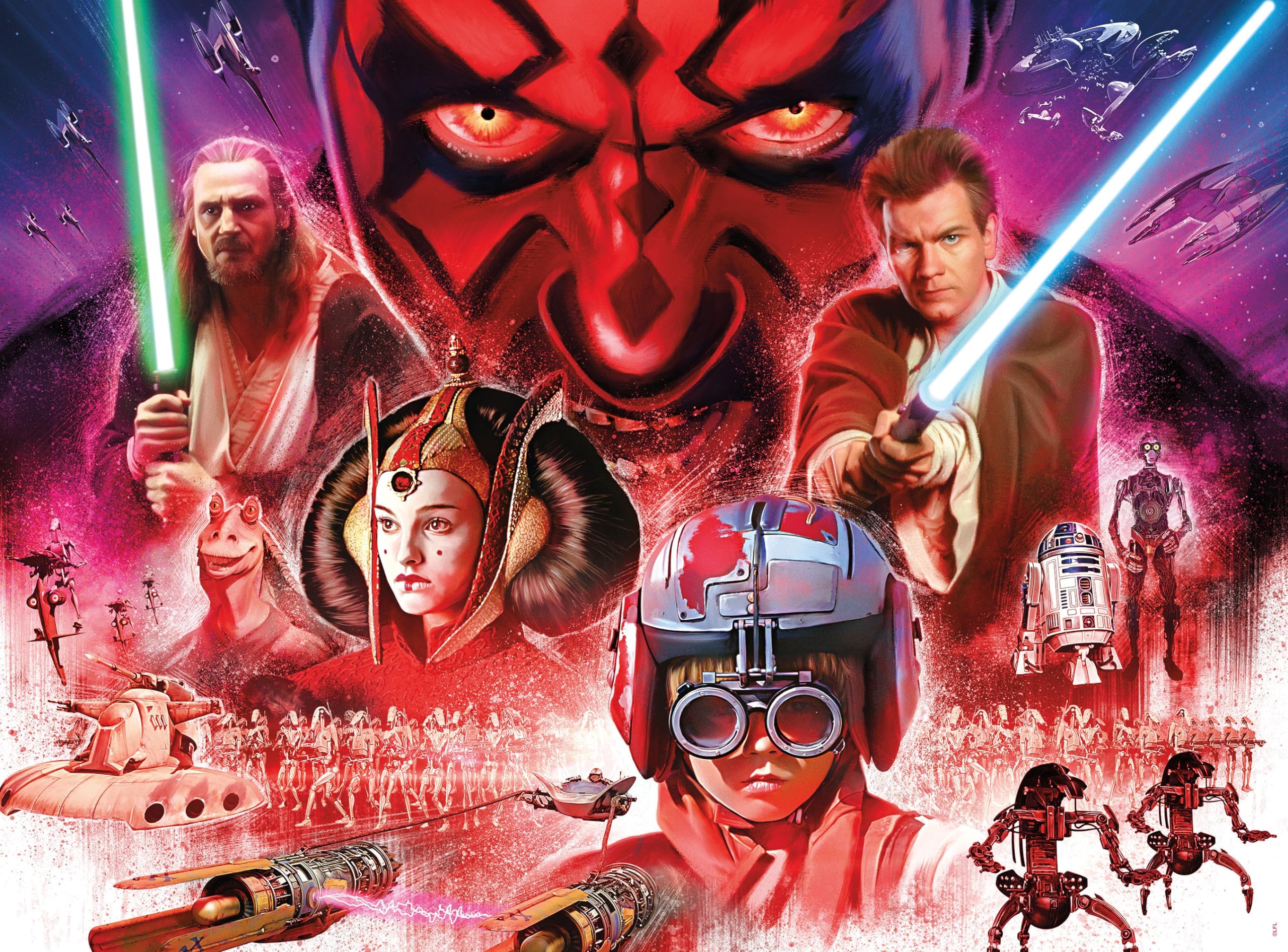 Buffalo Games - Silver Select - Star Wars - Your Focus Determines Your Reality - 1000 Piece Jigsaw Puzzle for Adults Challenging Puzzle - Finished Size 26.75 x 19.75