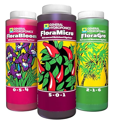 Miniatura 1 de GH General Hydroponics Flora Series: FloraGro, FloraBloom, FloraMicro 16oz