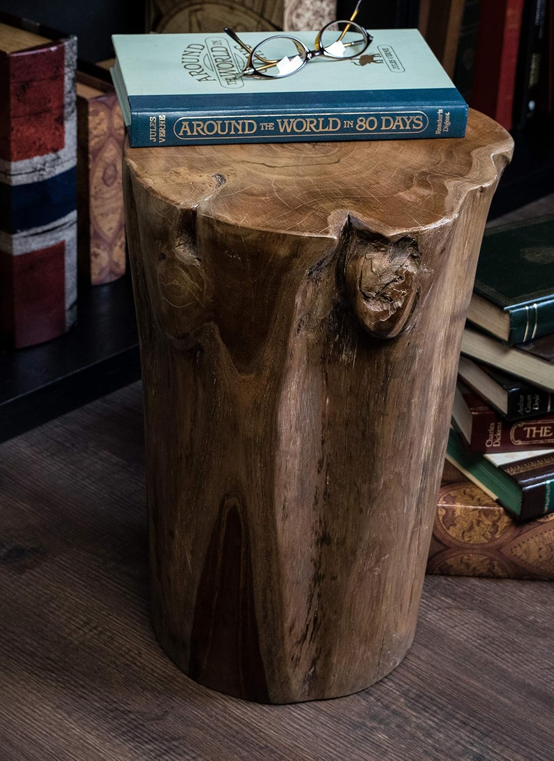 Exсluѕіvе Dіѕсоunt 🔥 Teak Reclaimed Stump Style Table or Stool | Natural, Kiln-Dried Teak | Product Varies in Size, Shape, and Color Flаѕh Dеаlѕ - 60% оƒƒ Teak Reclaimed Stump Style Table or Stool | Natural, Kiln-Dried Teak | Product Varies in Size, Shape, and Color